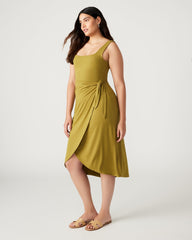 RHEA DRESS OLIVE - SM REBOOTED