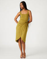 RHEA DRESS OLIVE - SM REBOOTED