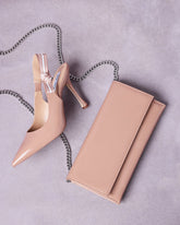 BRI HEEL AND JULIANA BAG BLUSH PATENT BUNDLE