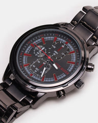 MEN'S STAINLESS STEEL WATCH BLACK