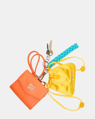 TRAVEL BAG CHARM ORANGE MULTI
