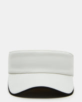 EMBROIDERED VISOR WHITE
