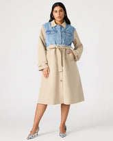 SORAYA COAT DENIM MULTI
