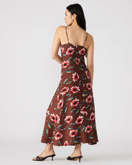 MONROE DRESS BROWN