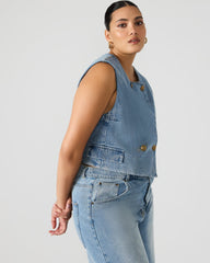 BREA VEST FOREVER BLUE