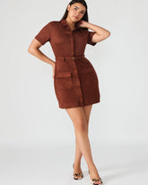 JOLIANA DRESS DARK FIG