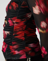 TAYLORE TOP BLURRY FLORAL