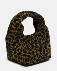 KINSLEY BEADED BAG LEOPARD