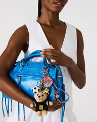 GOAL BAG CHARM BLACK/YELLOW