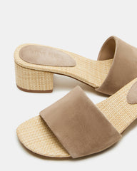 HAILEE TAUPE SUEDE