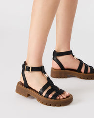 JARELLI BLACK LEATHER