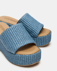 JETTY BLUE RAFFIA
