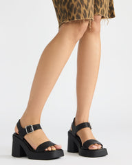 KAYLOR BLACK LEATHER