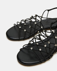 LIBRA BLACK RHINESTONES