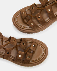 LYRIAN COGNAC SUEDE