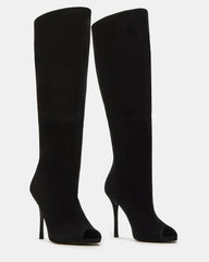 PEGGIE BLACK SUEDE
