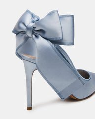 TEACUP BLUE SATIN