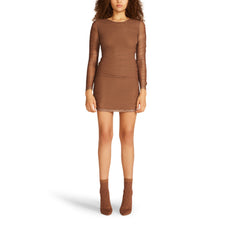 CHOCOLATE MESH MINI DRESS - SM REBOOTED