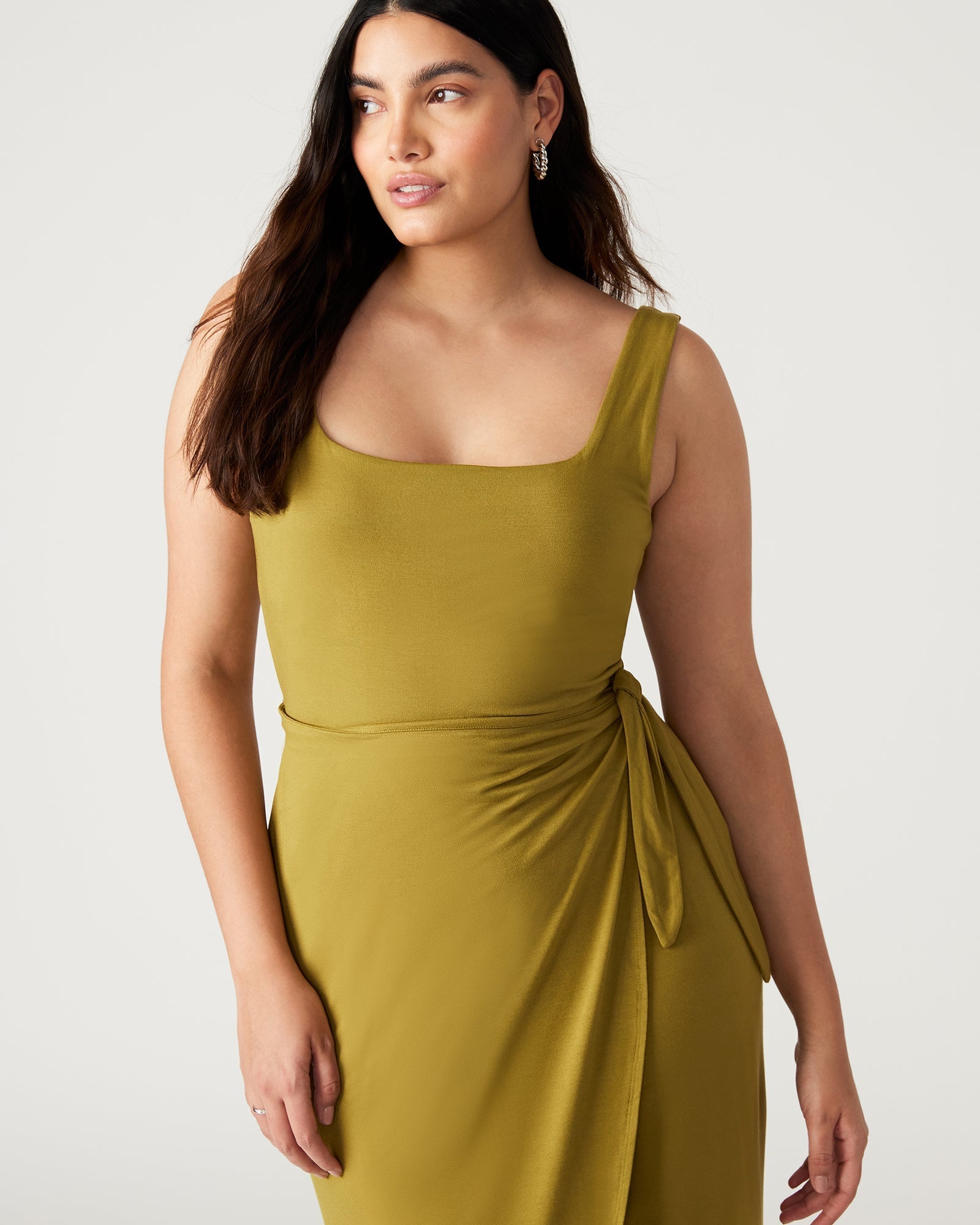 RHEA DRESS OLIVE - SM REBOOTED