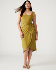 RHEA DRESS OLIVE - SM REBOOTED