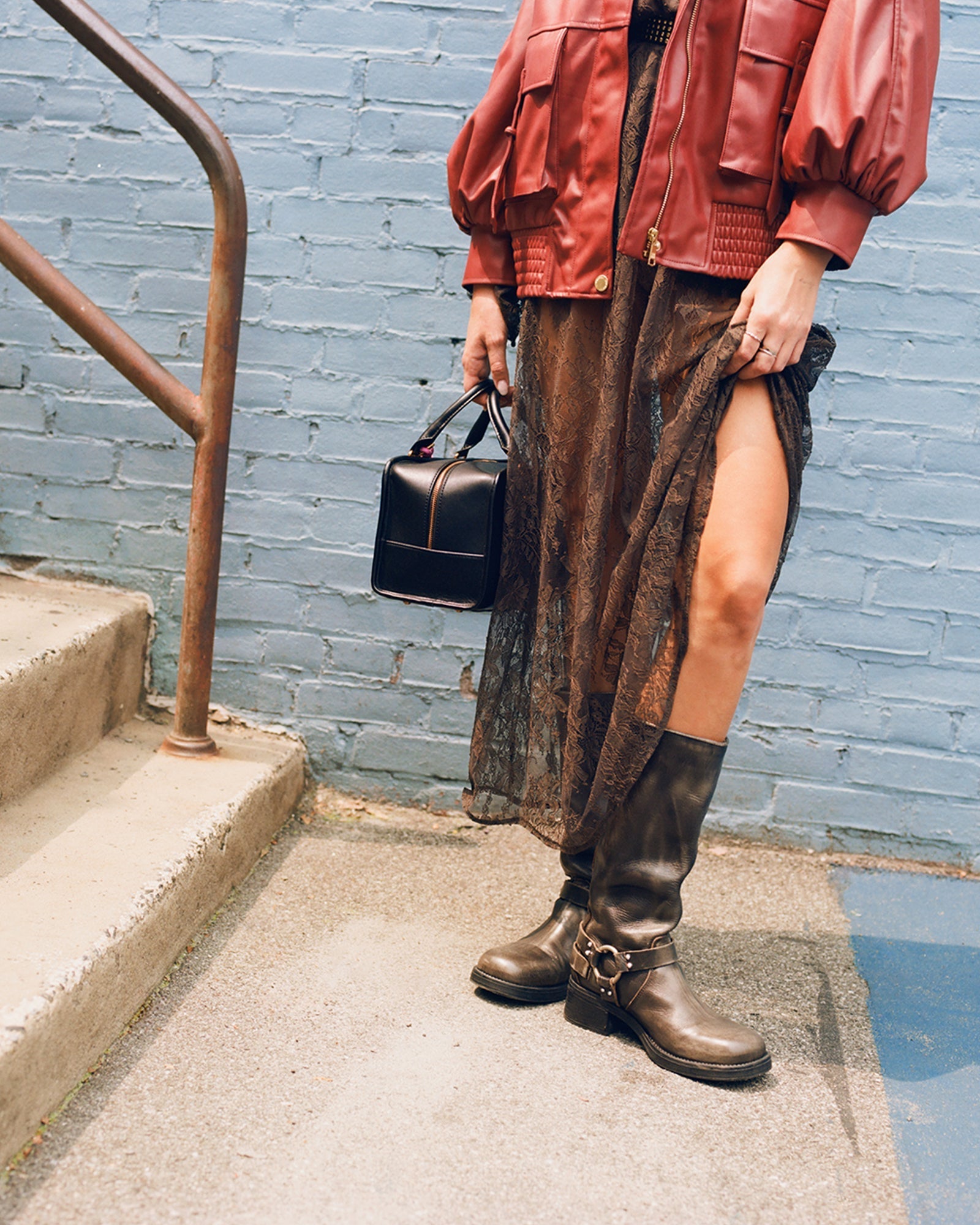 GISELA SKIRT DARK ESPRESSO