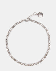 FIGARO CHAIN ANKLET SILVER