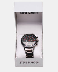 MEN'S STAINLESS STEEL WATCH BLACK