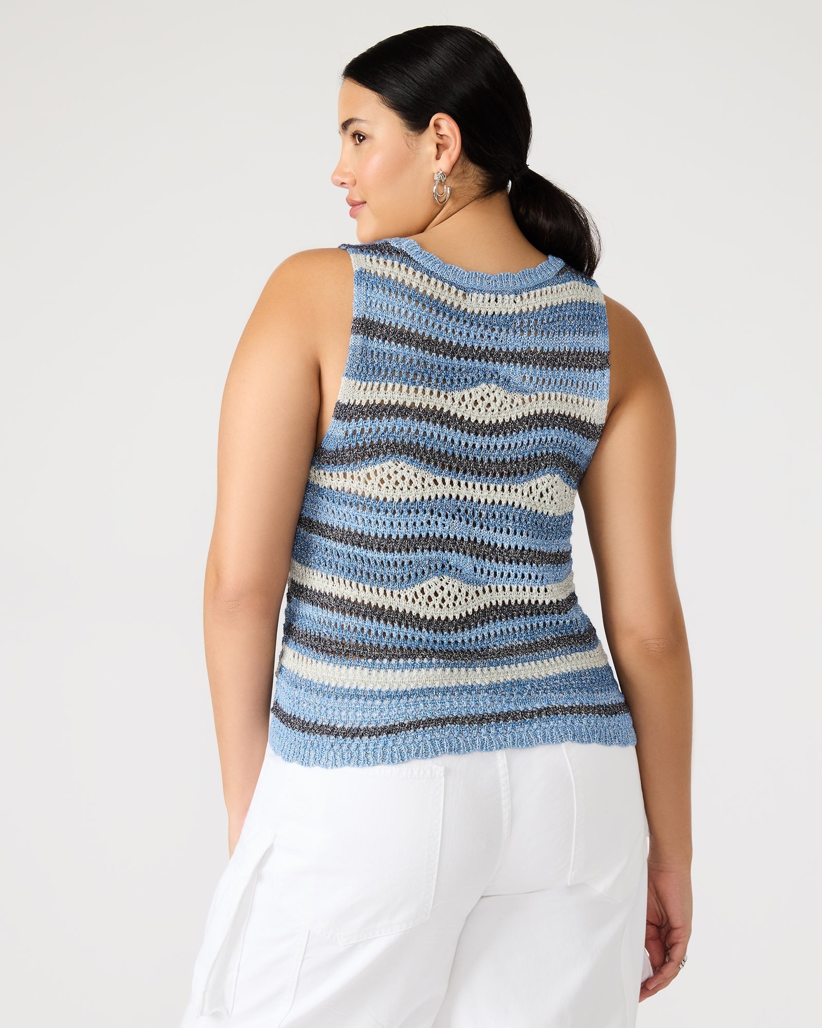 HANNAH TOP BLUE MULTI