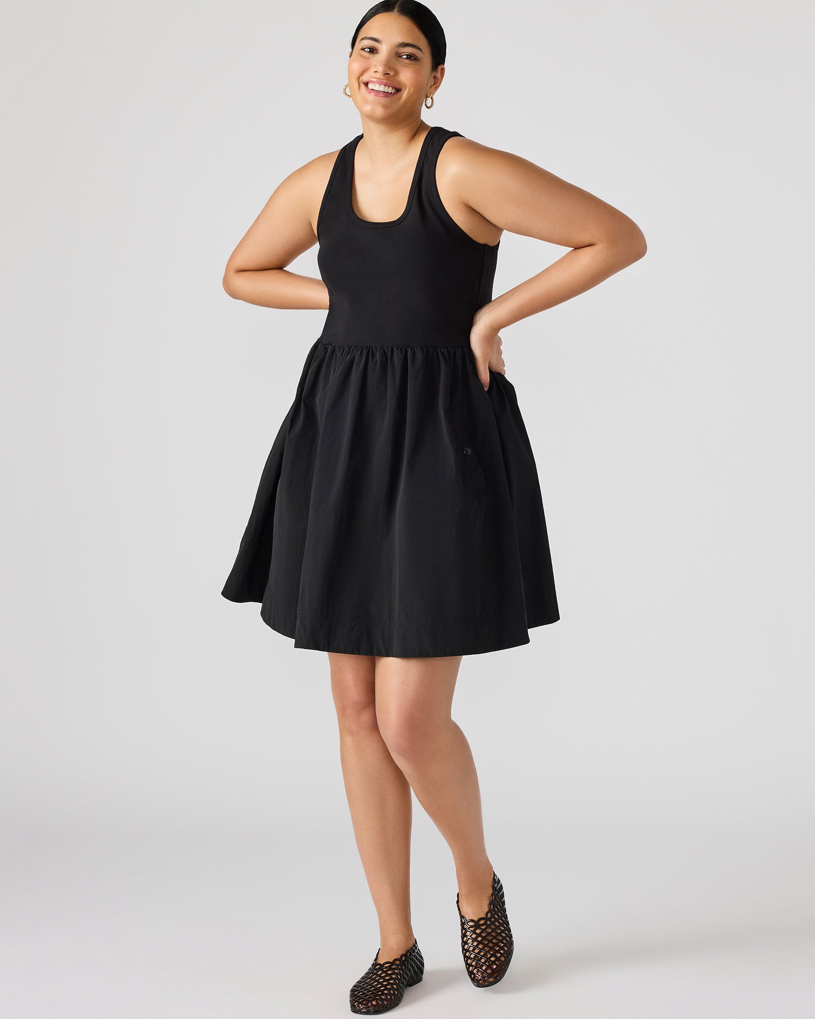 TOTTENHAM DRESS BLACK