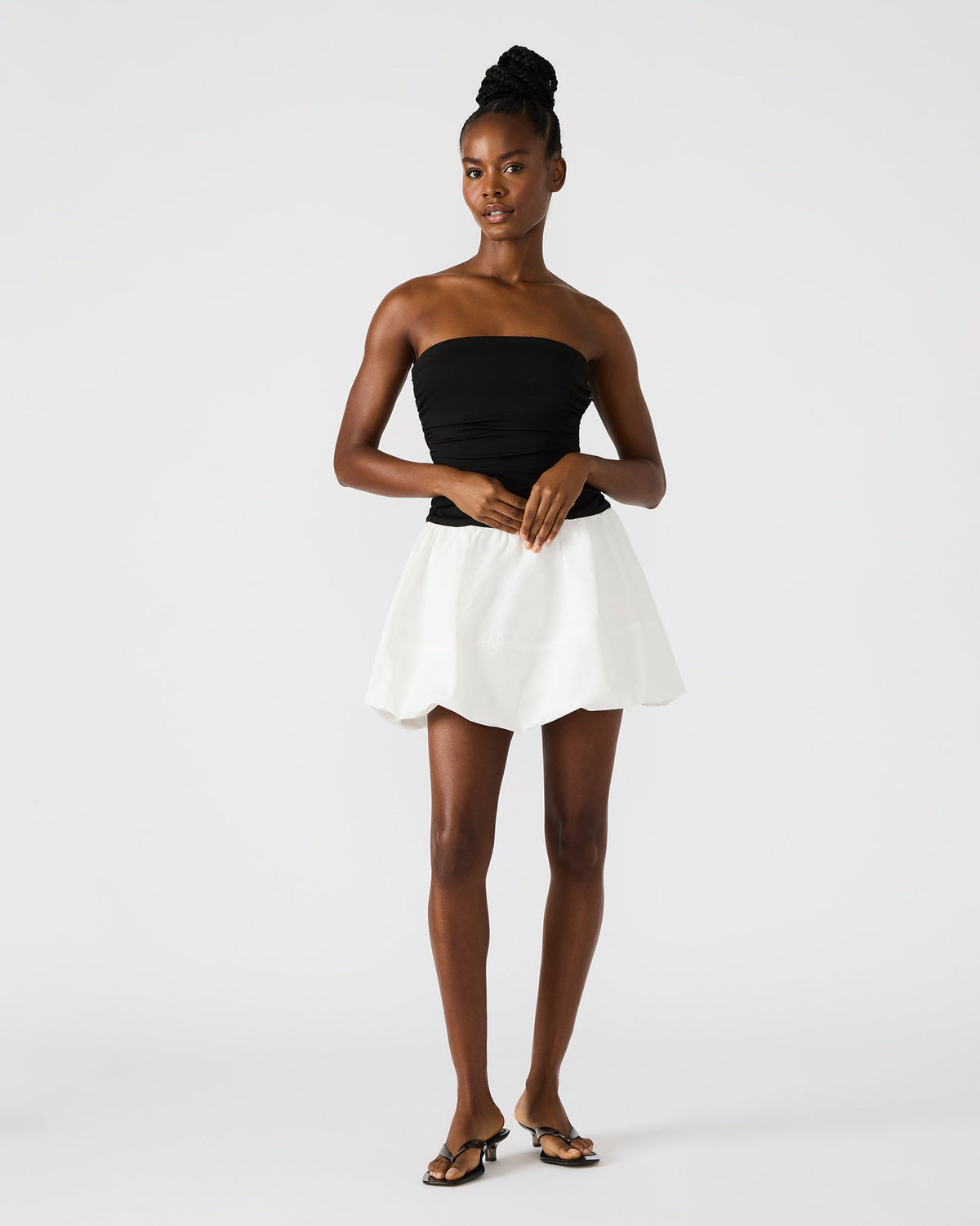 AMARI DRESS BLACK/WHITE