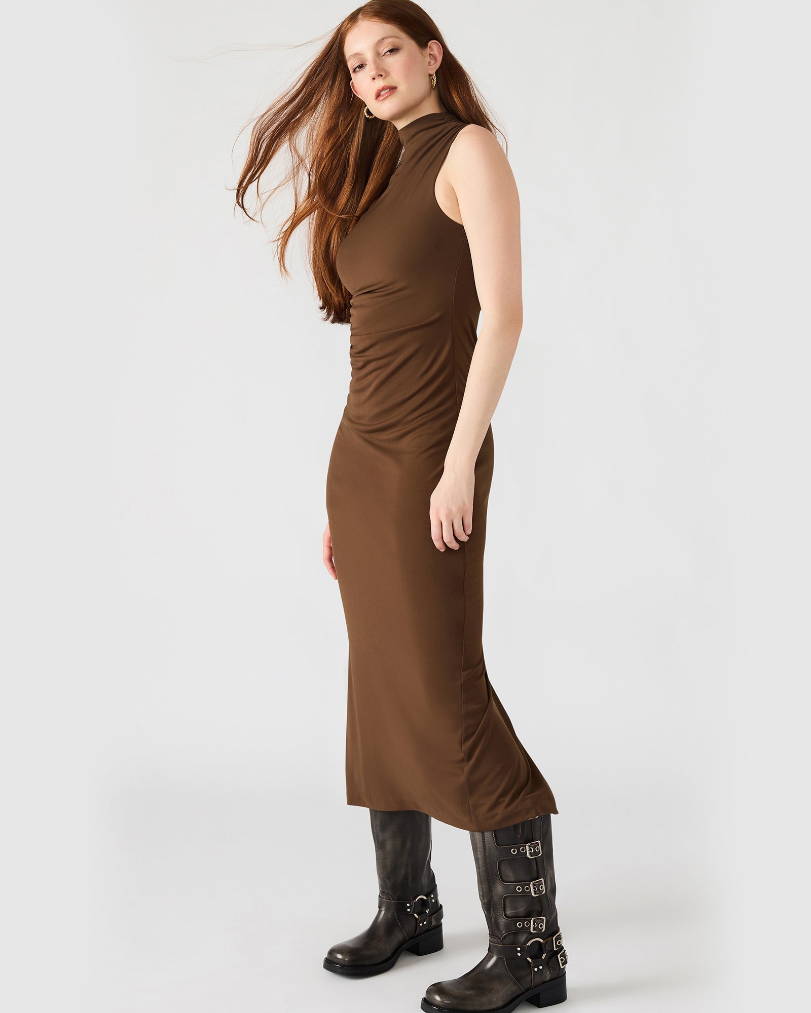 MO DRESS BROWN