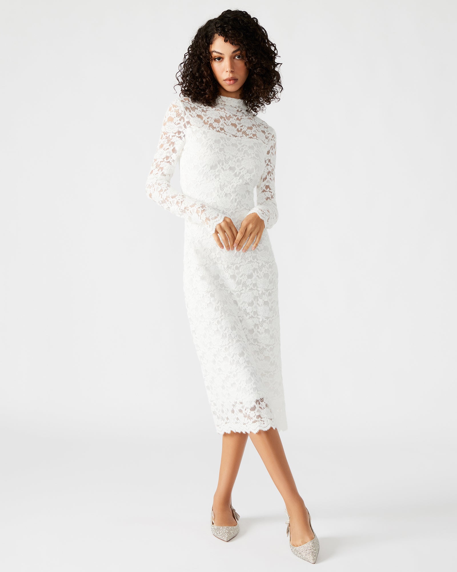 VIVIENNE LACE DRESS IVORY
