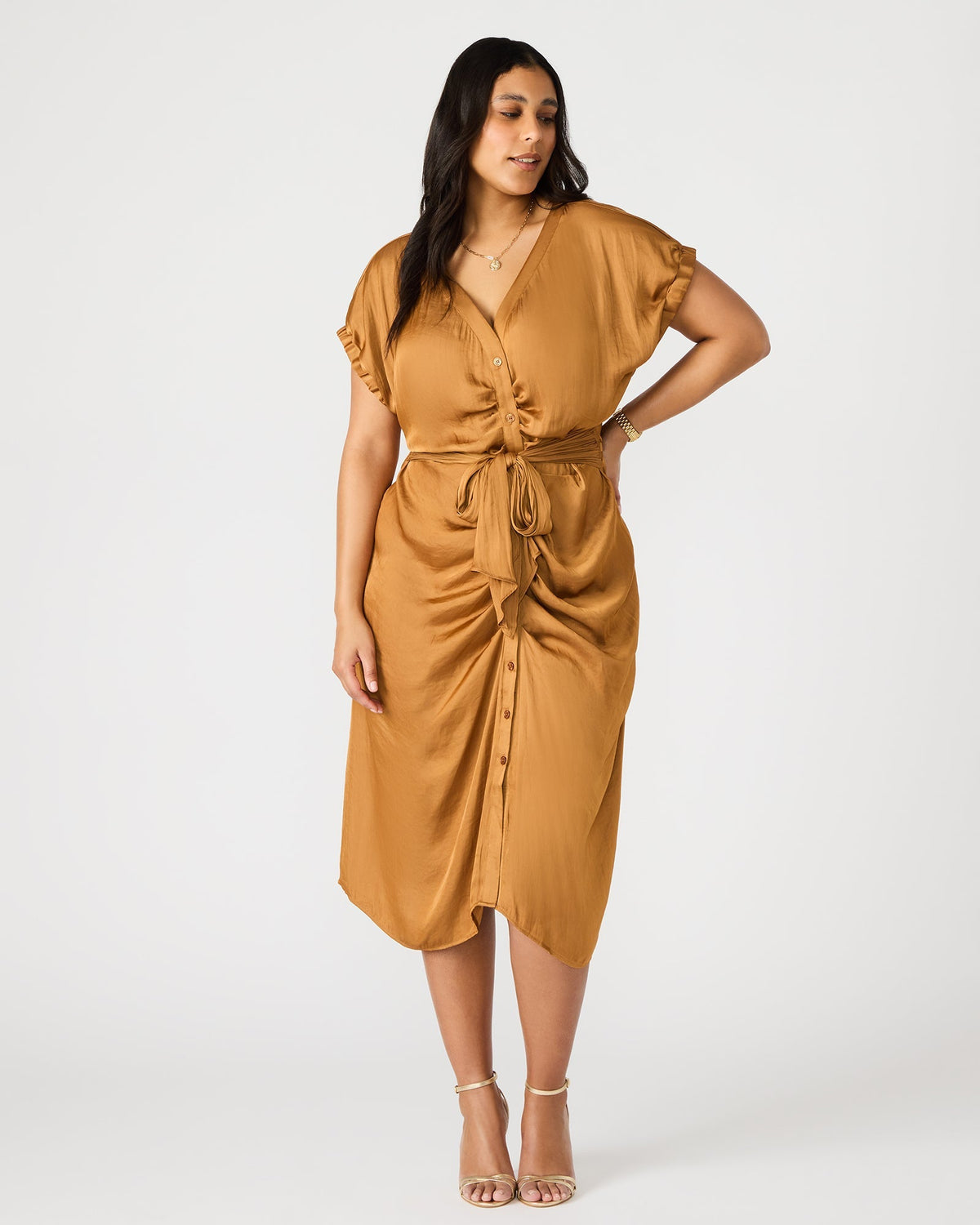 BRUNO DRESS CARAMEL