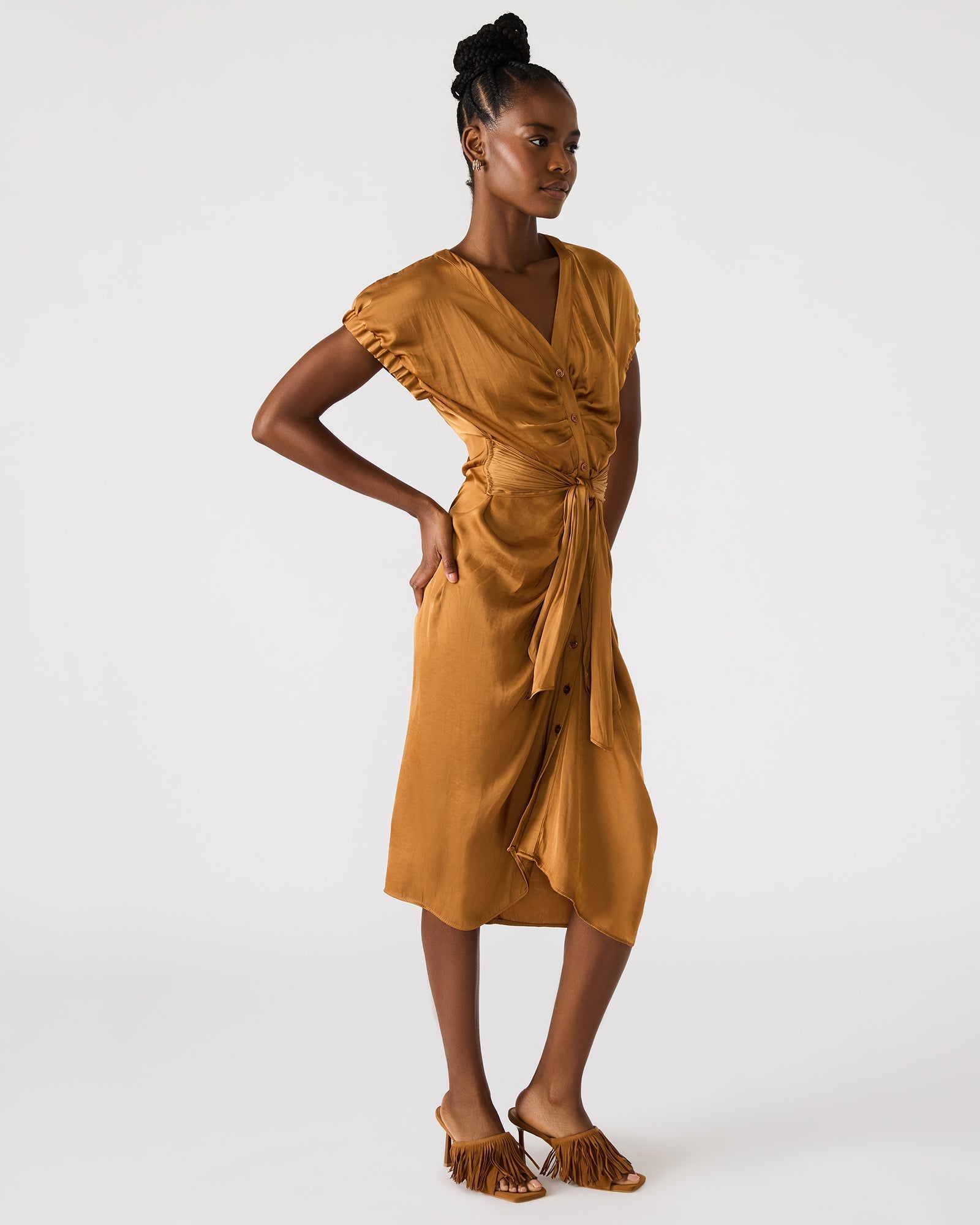 BRUNO DRESS CARAMEL
