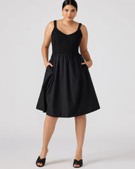 FLEUR DRESS BLACK