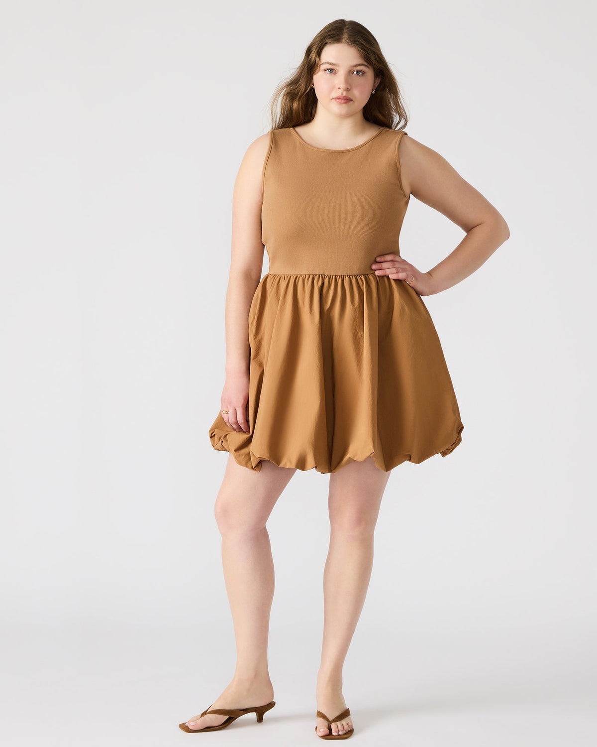 PALERMO DRESS CARAMEL