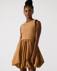 PALERMO DRESS CARAMEL