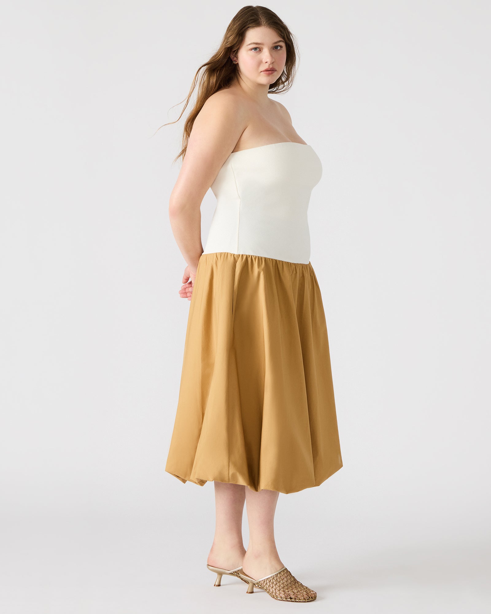 OLIVER DRESS TAUPE