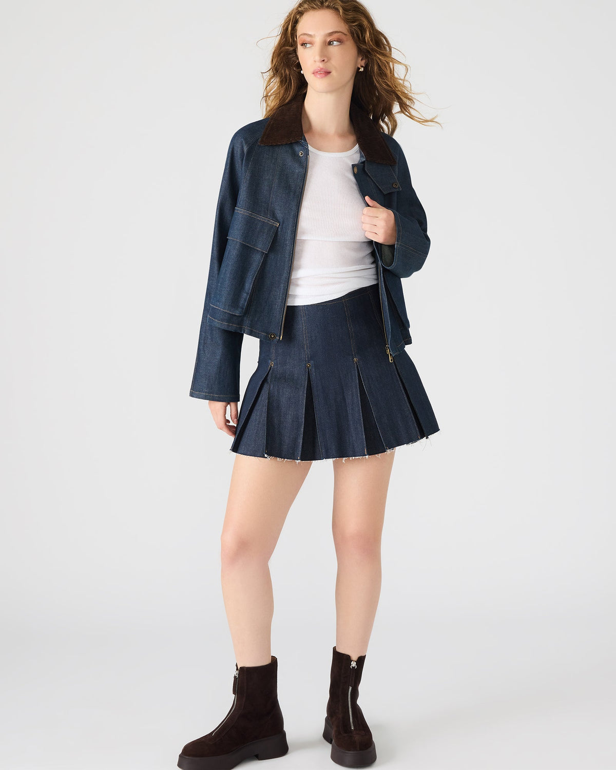 JOAN SKIRT DEEP INDIGO