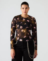 LILIANNA TOP BLACK MULTI