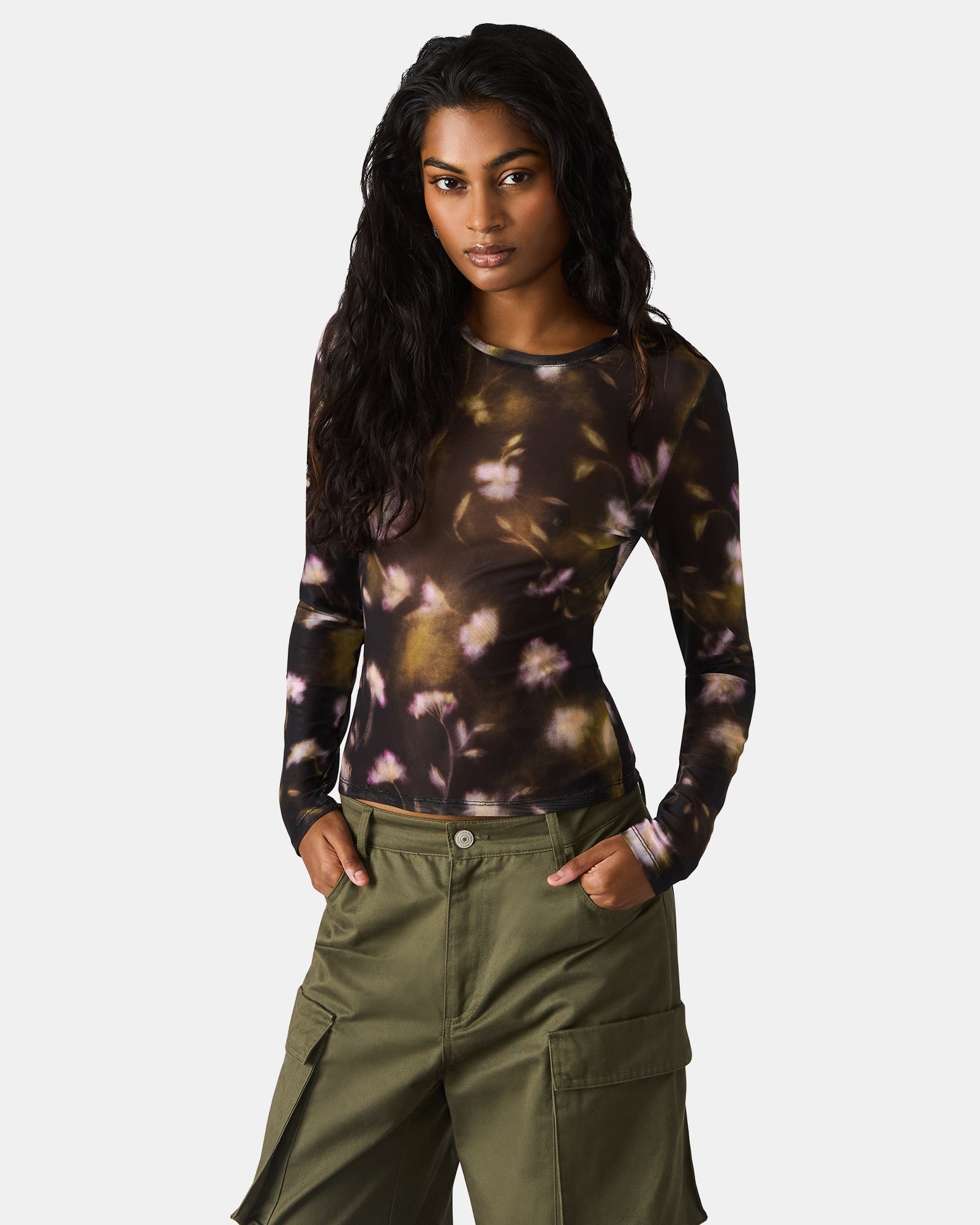 LILIANNA TOP BLACK MULTI