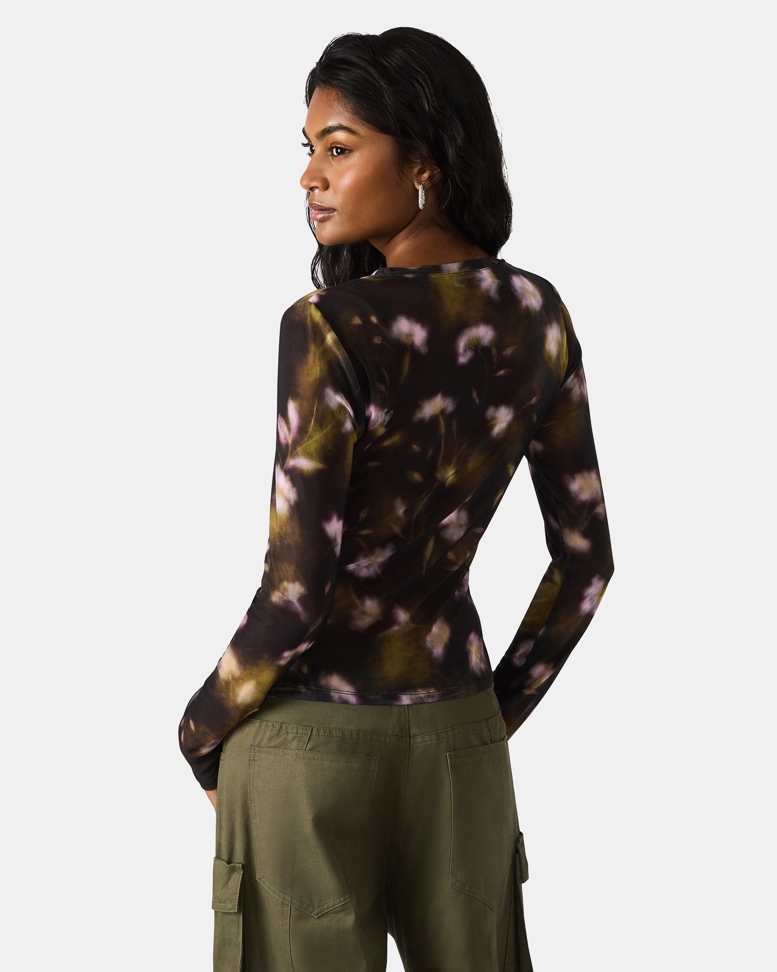 LILIANNA TOP BLACK MULTI