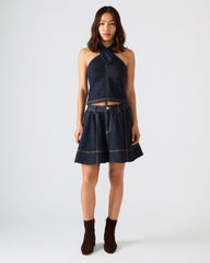 SLOAN DENIM SKIRT INK