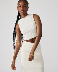 SEASIDE MAXI SKIRT SET CREAM