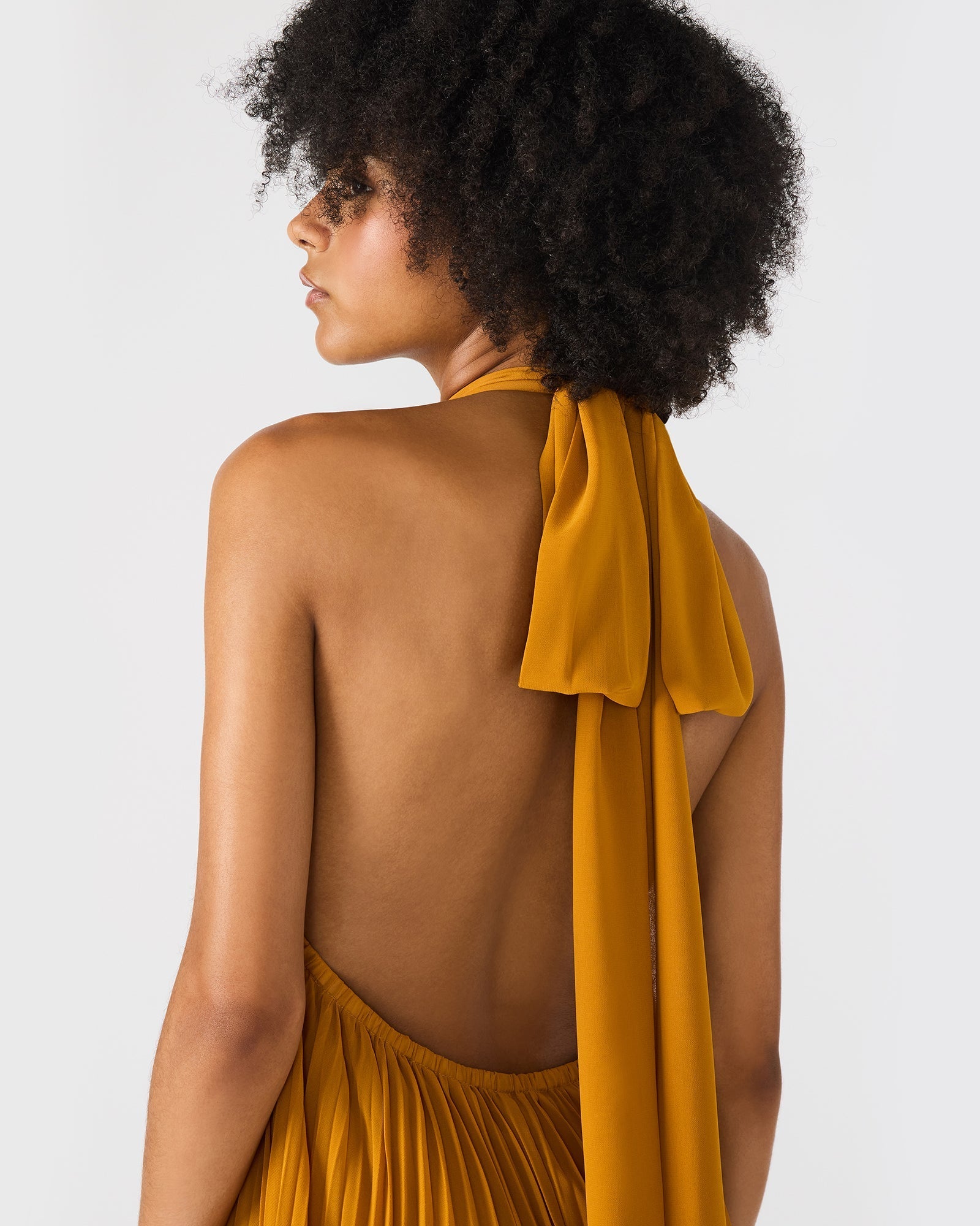 MARAYA DRESS TUSCAN GOLD