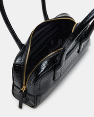 ANISE BAG BLACK CROCODILE