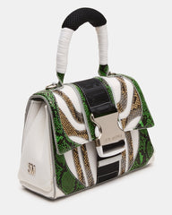 DIEGO BAG GREEN METALLIC