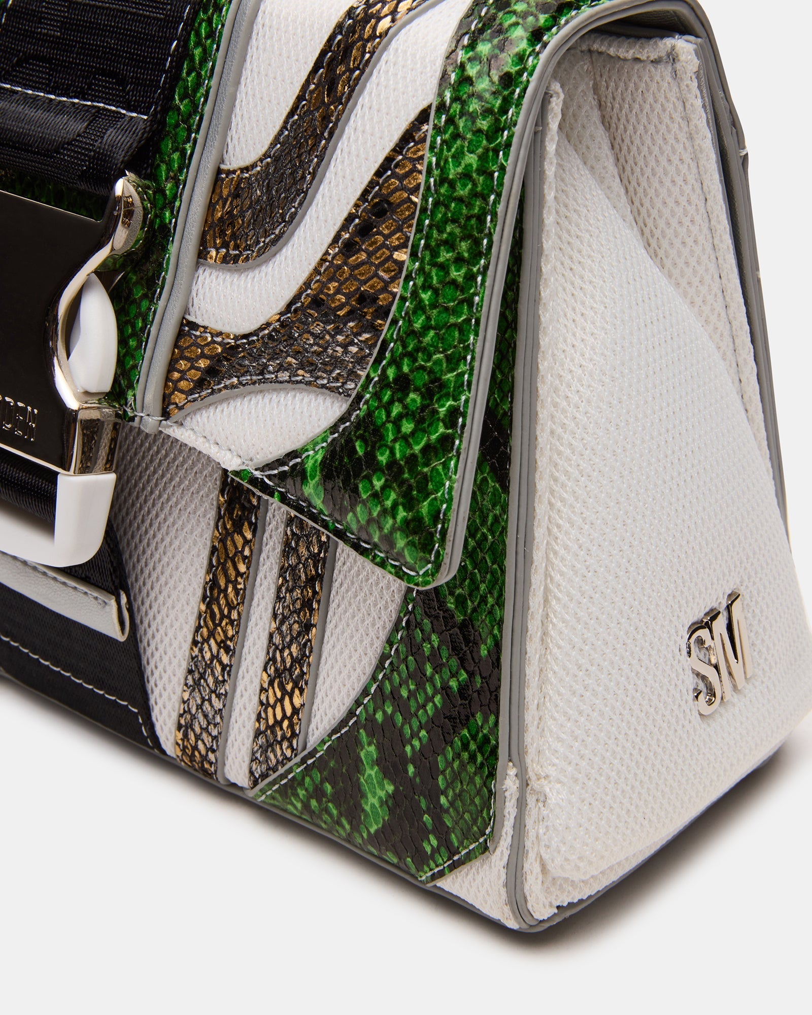 DIEGO BAG GREEN METALLIC