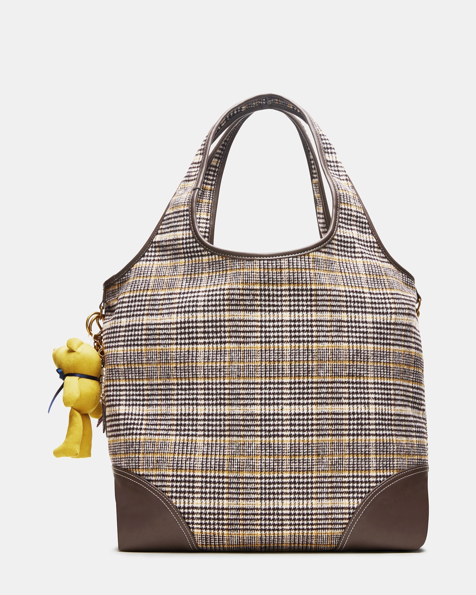 GRUNGY BAG PLAID BROWN MULTI