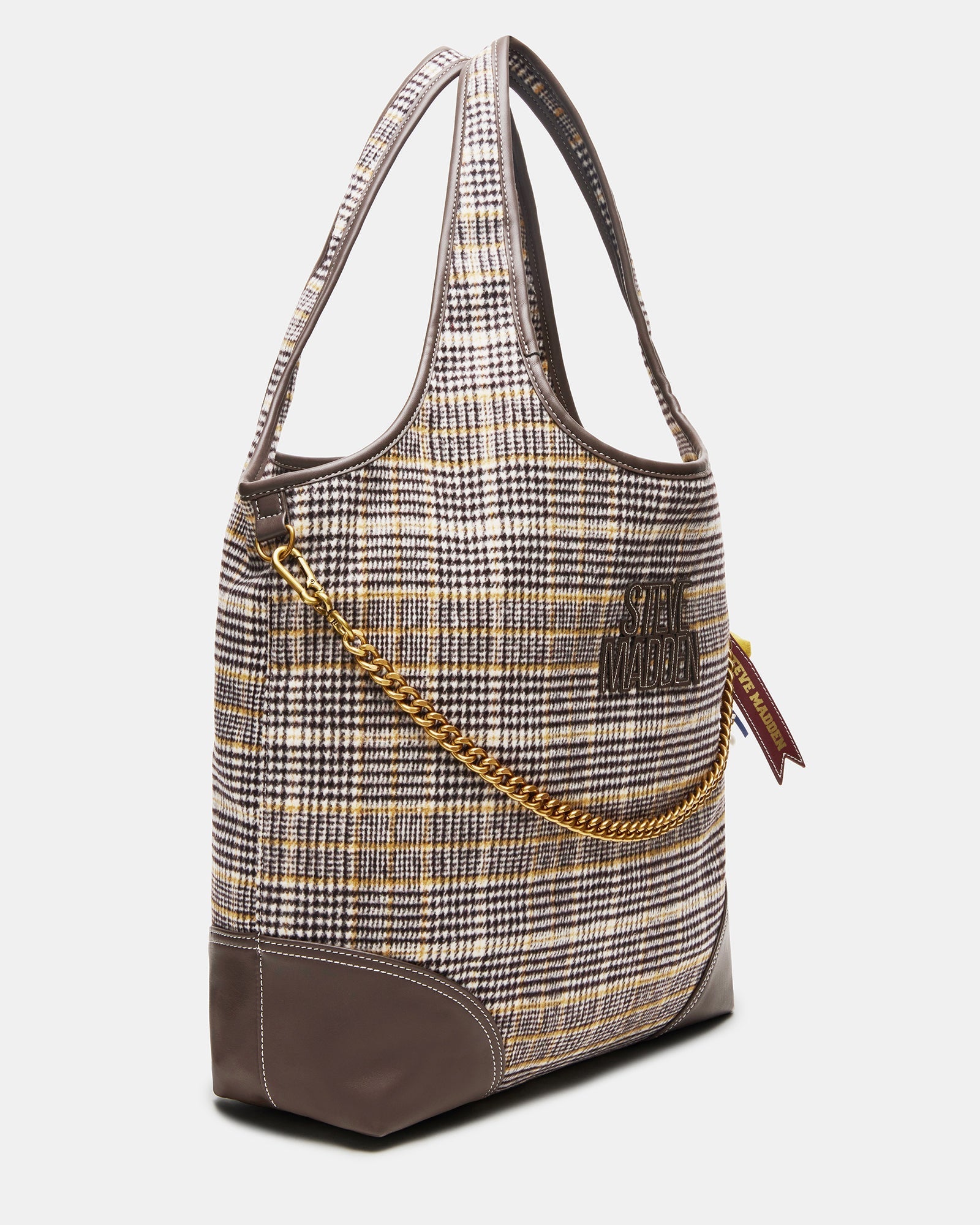 GRUNGY BAG PLAID BROWN MULTI